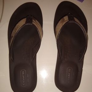 New coach sandals